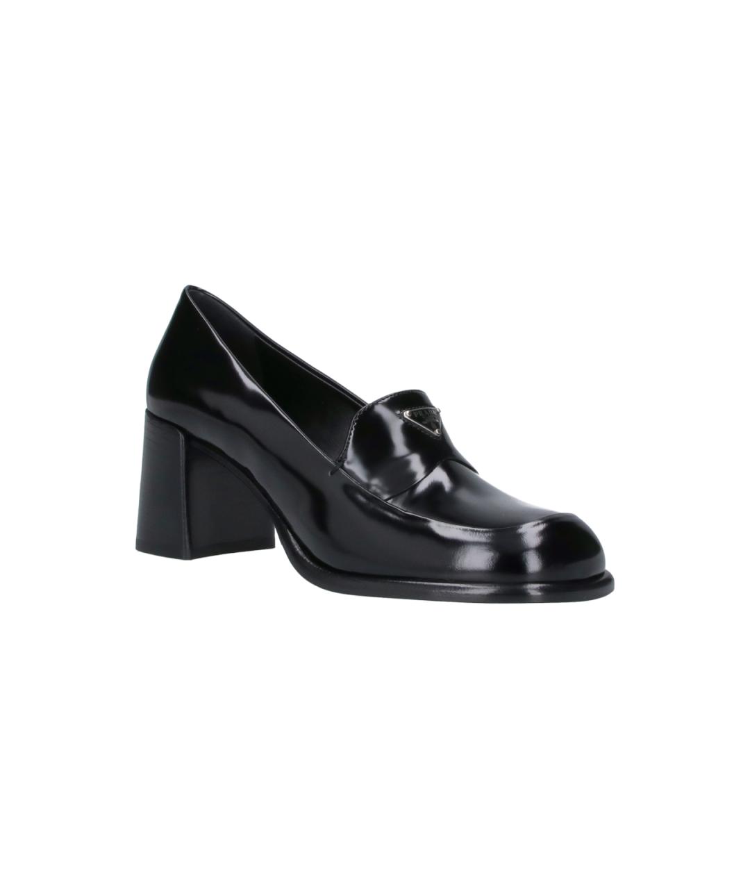 PRADA Черные кожаные туфли, фото 2