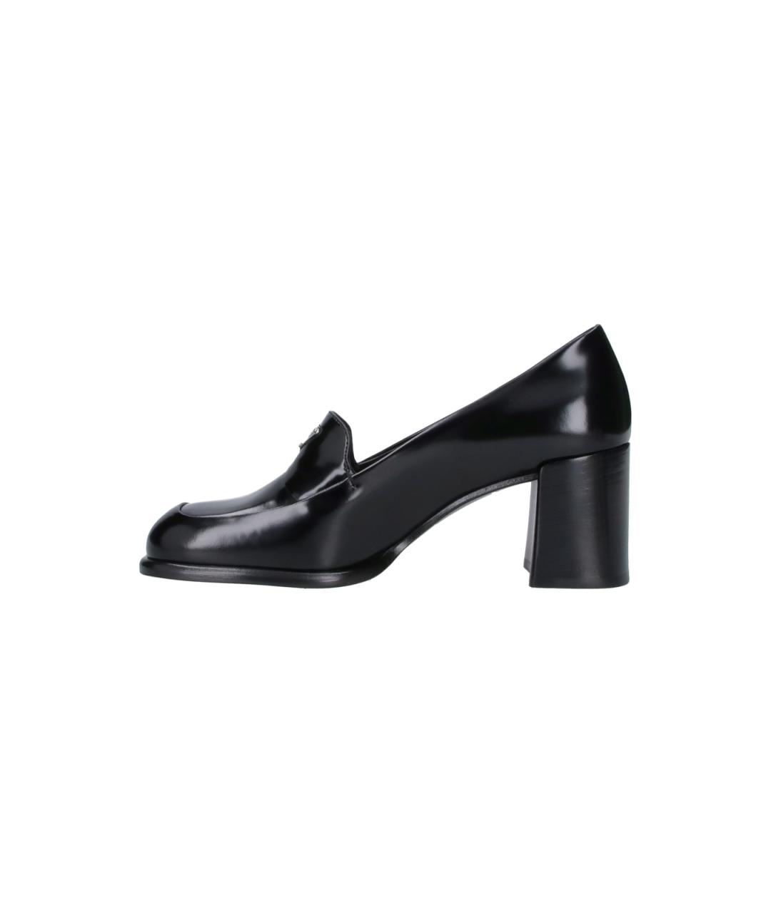 PRADA Черные кожаные туфли, фото 3