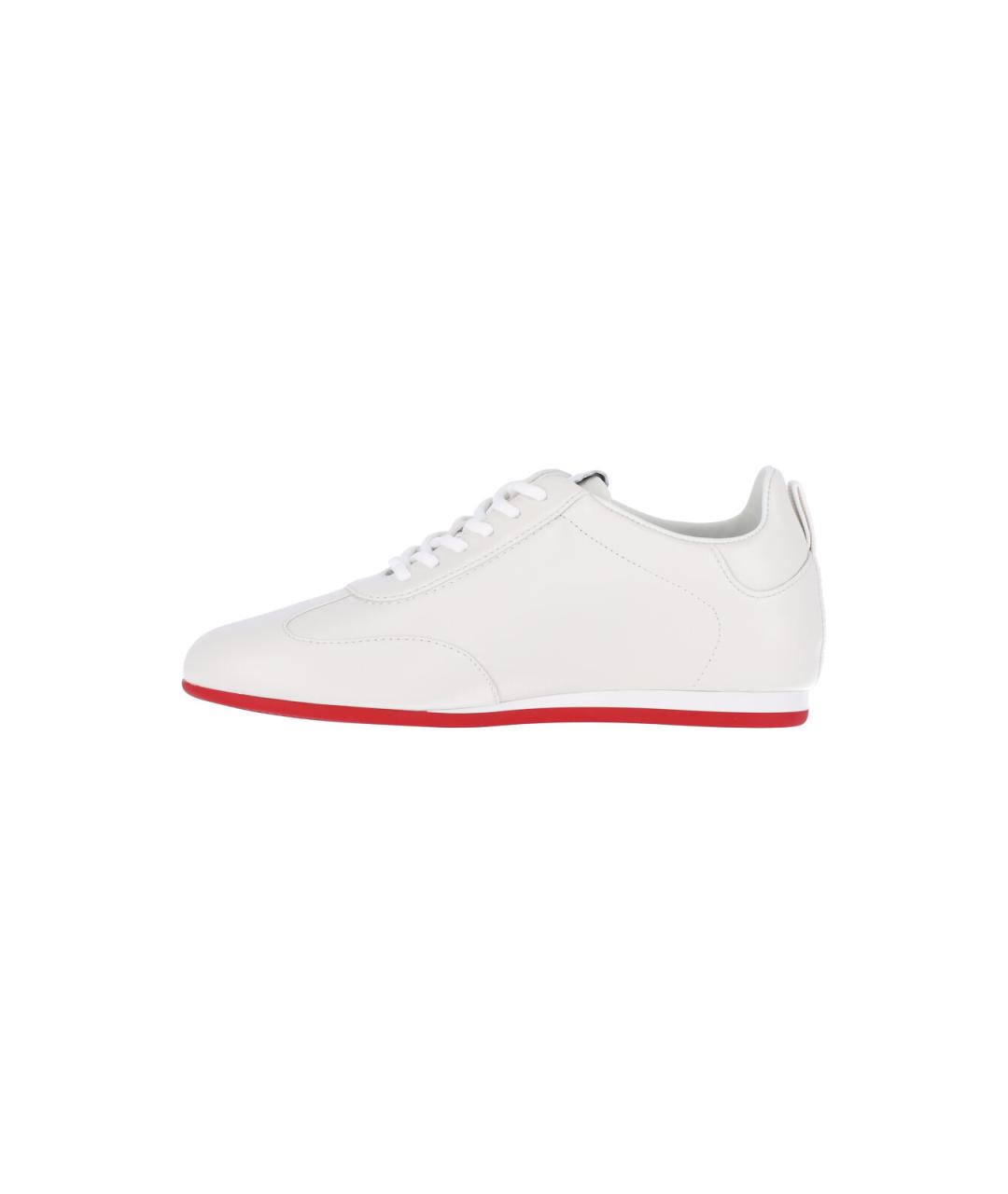 CHRISTIAN LOUBOUTIN Белые кожаные кроссовки, фото 3