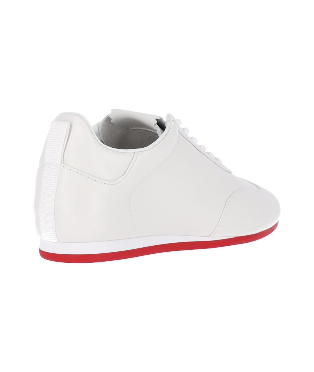 CHRISTIAN LOUBOUTIN Белые кожаные кроссовки, фото 4