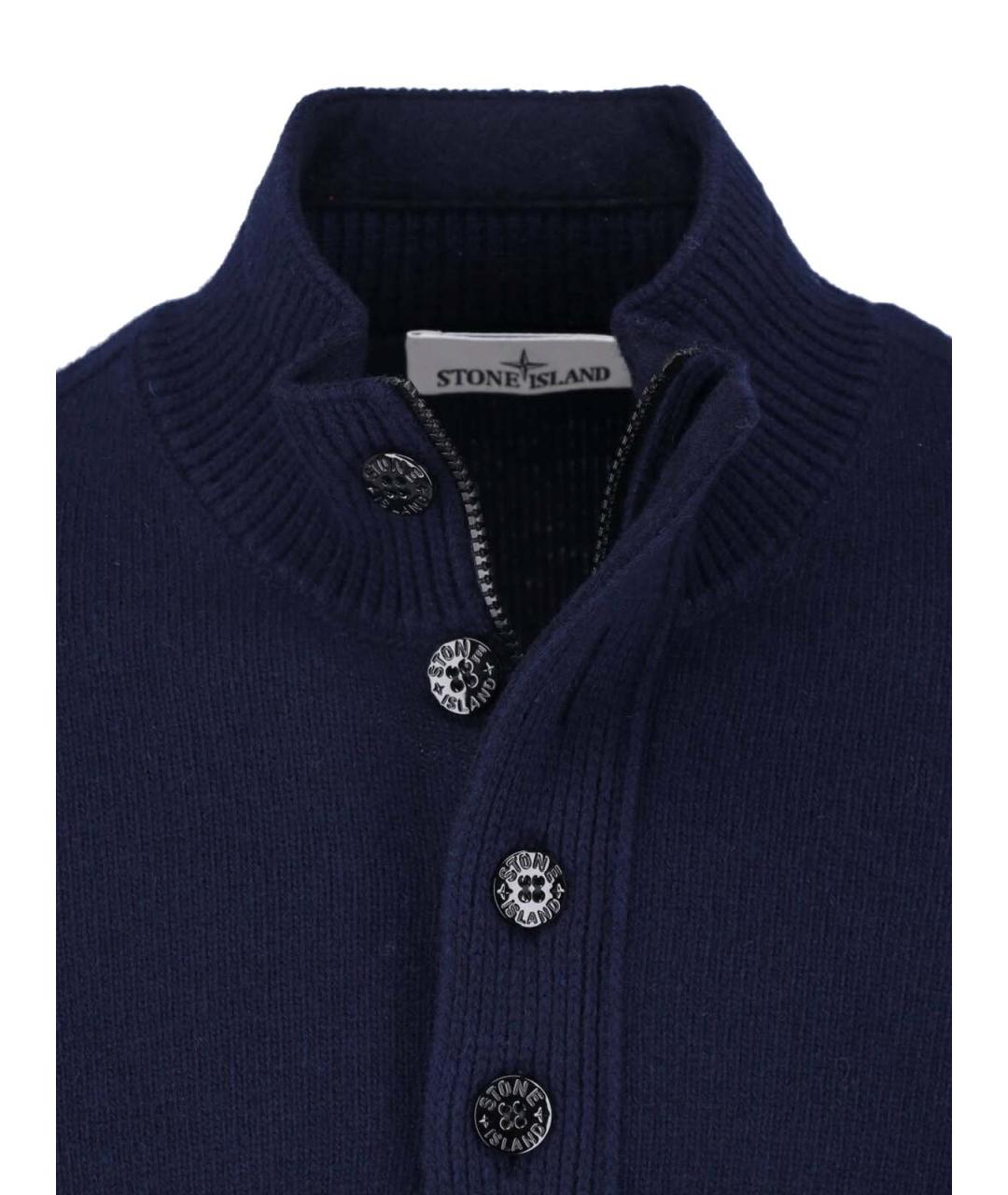 STONE ISLAND Синий джемпер / свитер, фото 4