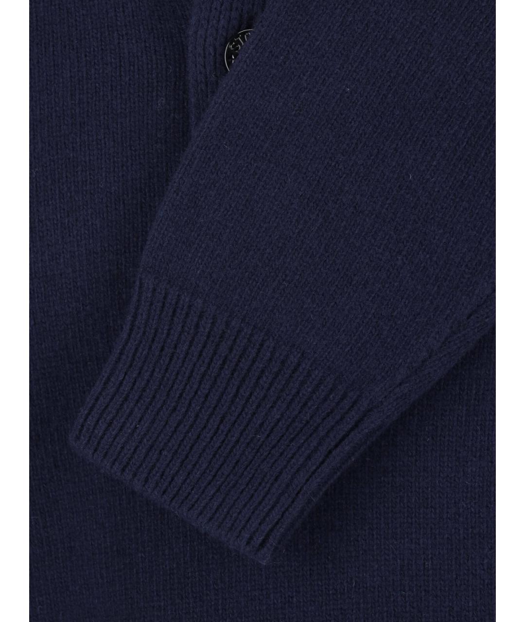 STONE ISLAND Синий джемпер / свитер, фото 3