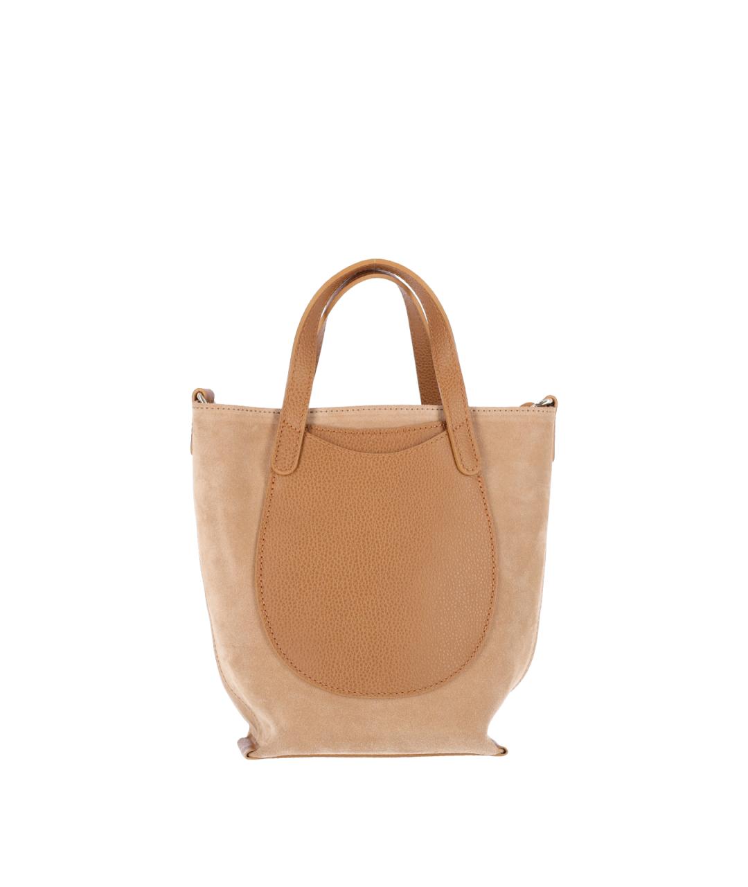 LONGCHAMP Коричневая кожаная сумка тоут, фото 1