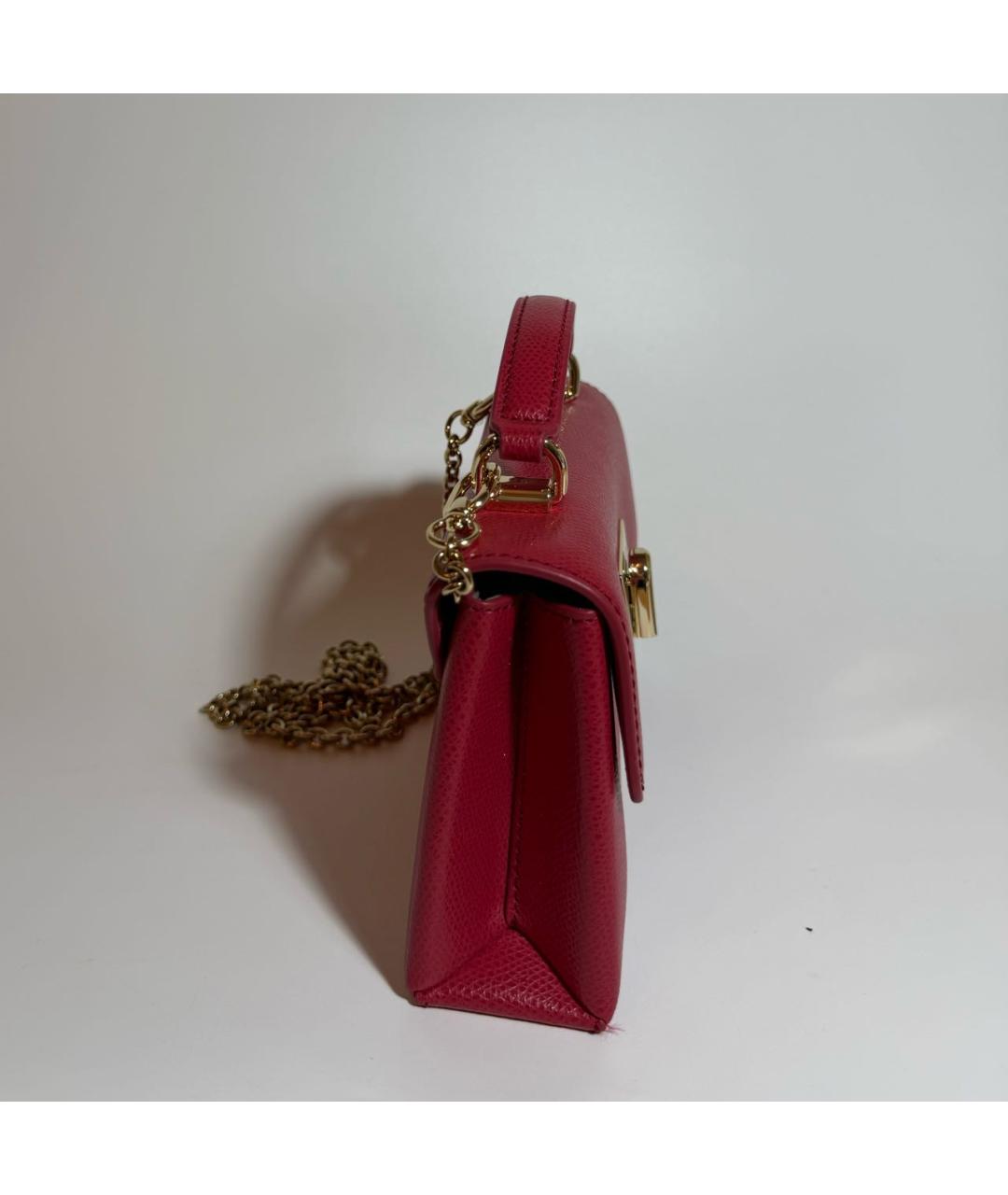 FURLA Розовая кожаная сумка через плечо, фото 2