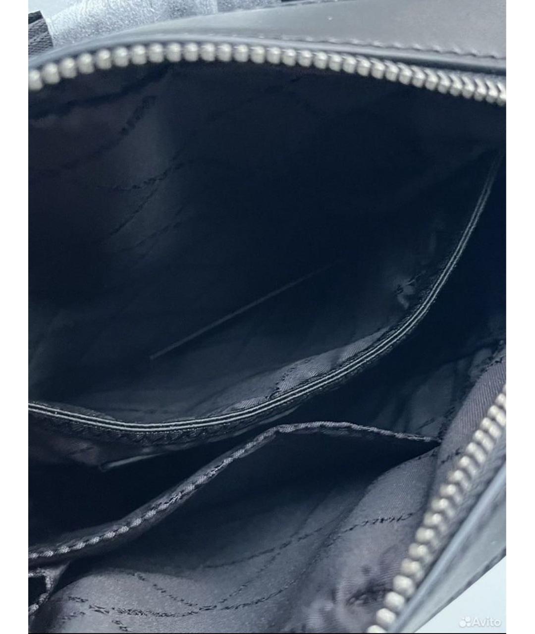 MICHAEL KORS Черная кожаная сумка на плечо, фото 3