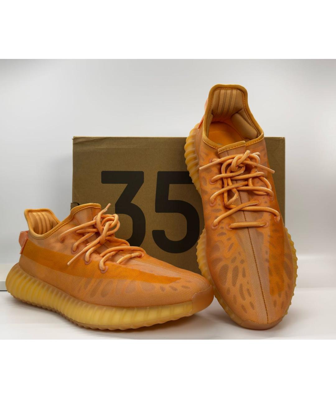 YEEZY Оранжевые низкие кроссовки / кеды, фото 3