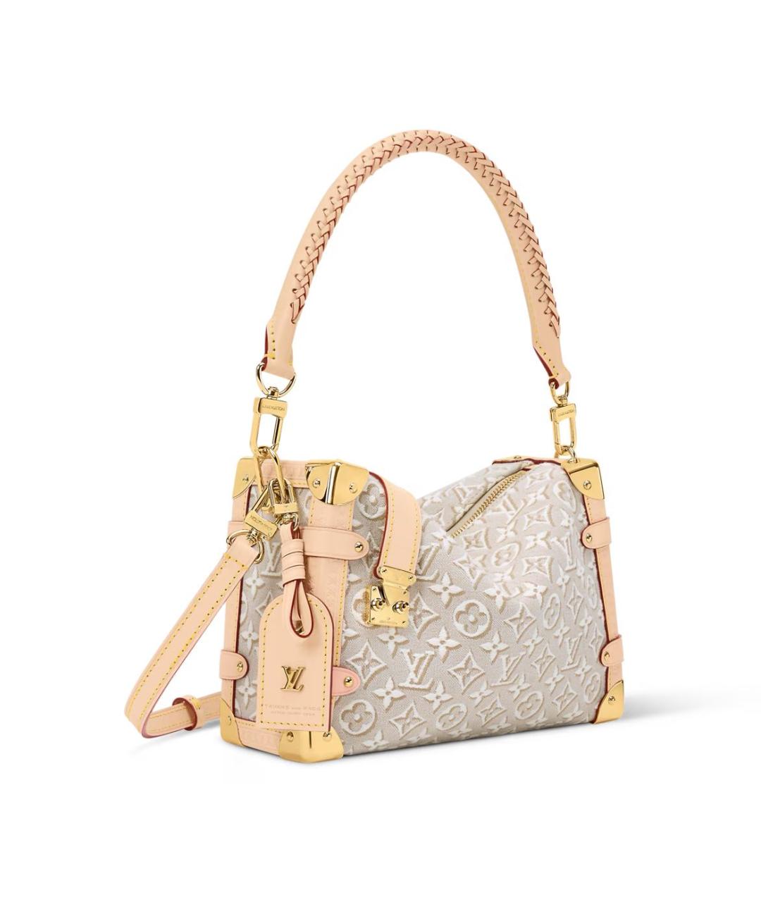 LOUIS VUITTON Бежевая сумка с короткими ручками, фото 2