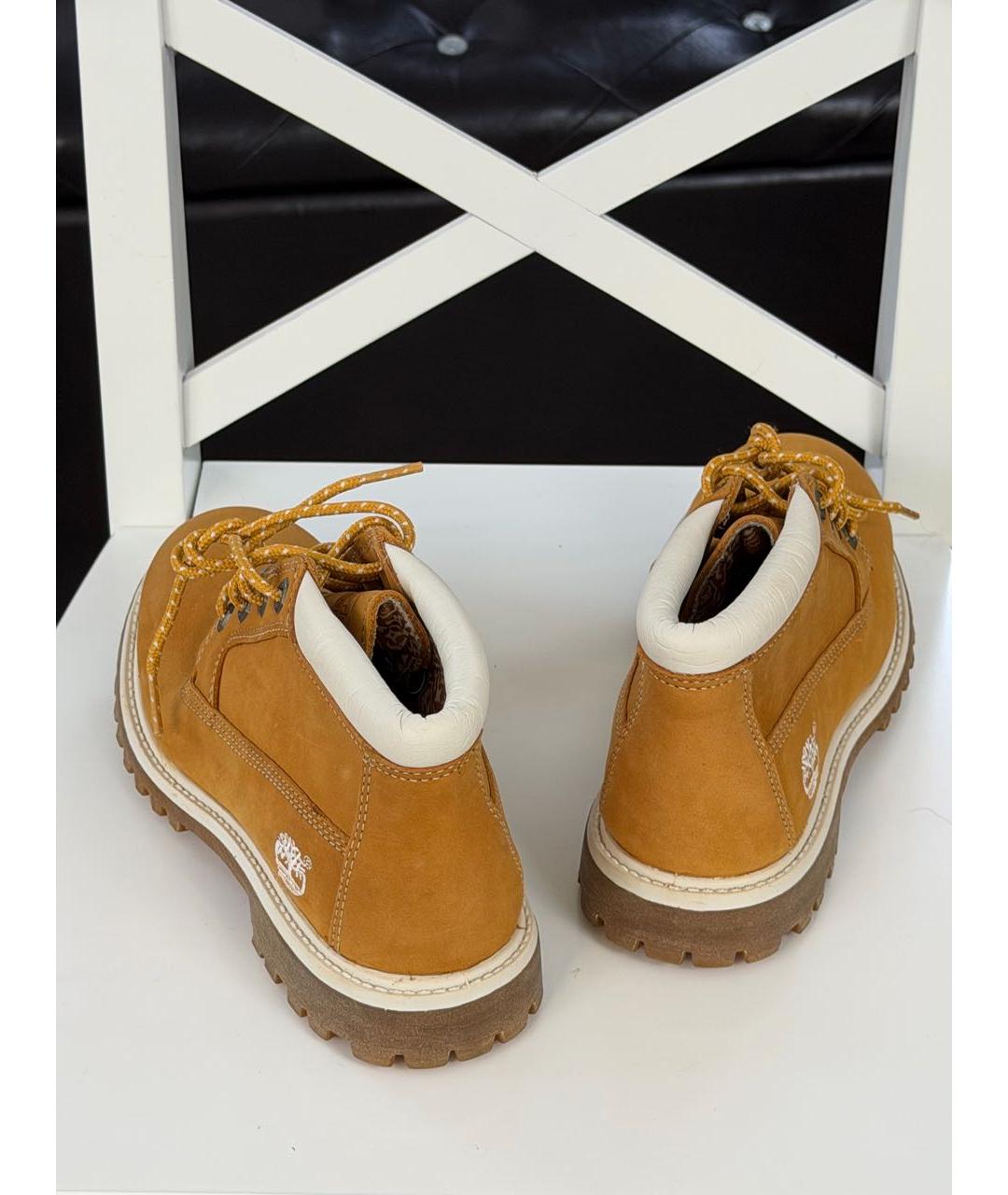 TIMBERLAND Коричневые нубуковые ботинки, фото 5