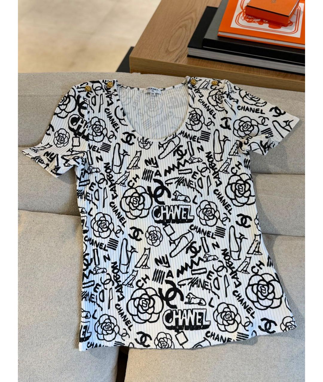 CHANEL Мульти футболка, фото 4