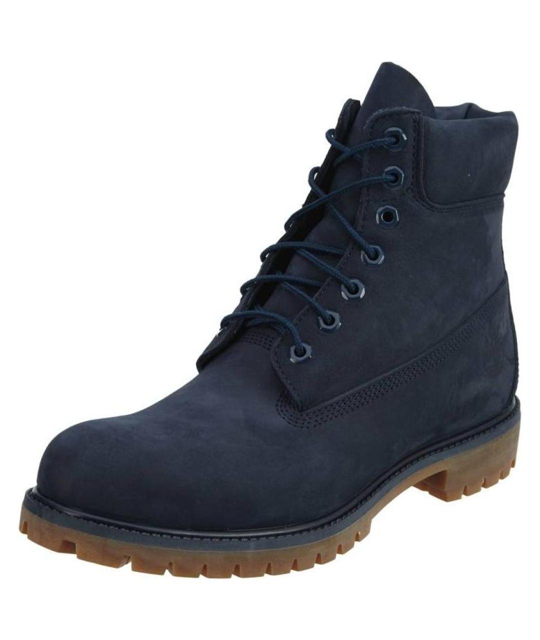 TIMBERLAND Синие нубуковые высокие ботинки, фото 3