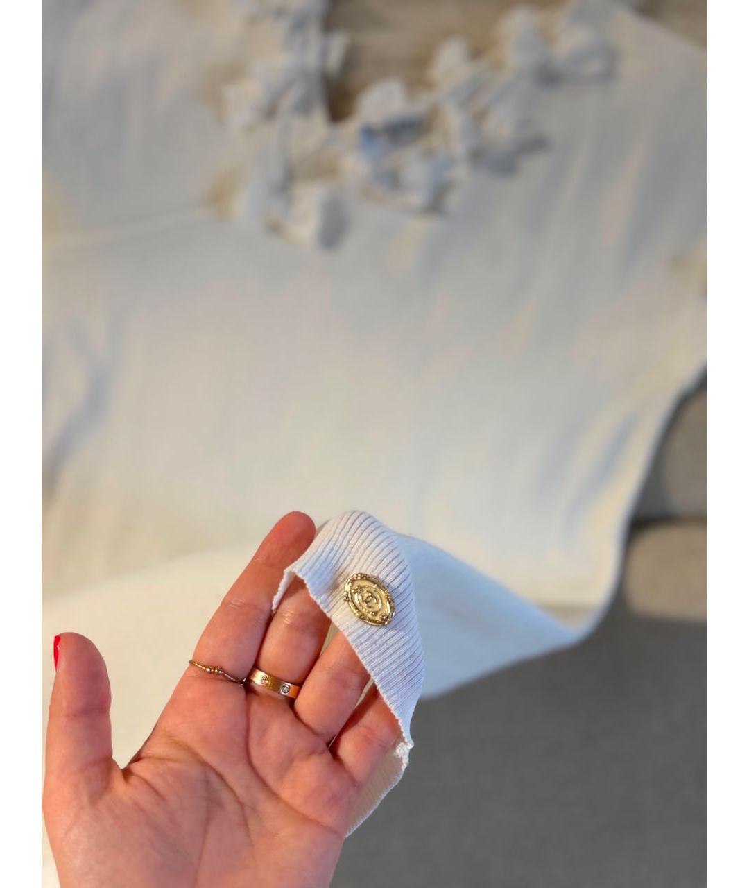 CHANEL Белая майка, фото 3