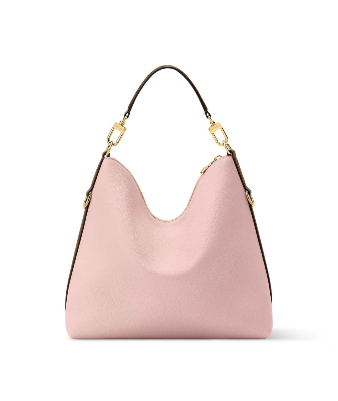 LOUIS VUITTON Розовая кожаная сумка с короткими ручками, фото 4