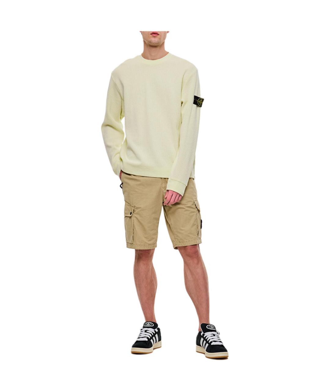 STONE ISLAND Желтый джемпер / свитер, фото 3