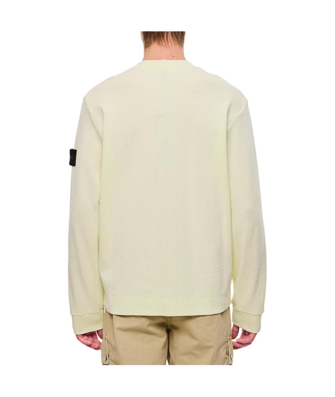 STONE ISLAND Желтый джемпер / свитер, фото 5