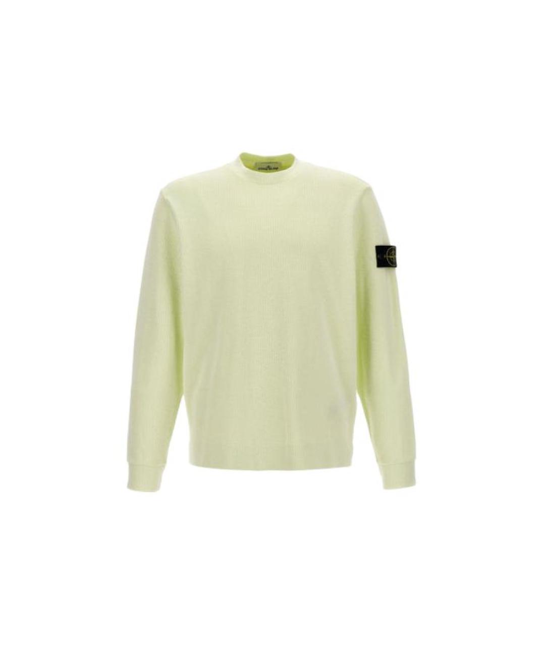 STONE ISLAND Желтый джемпер / свитер, фото 6