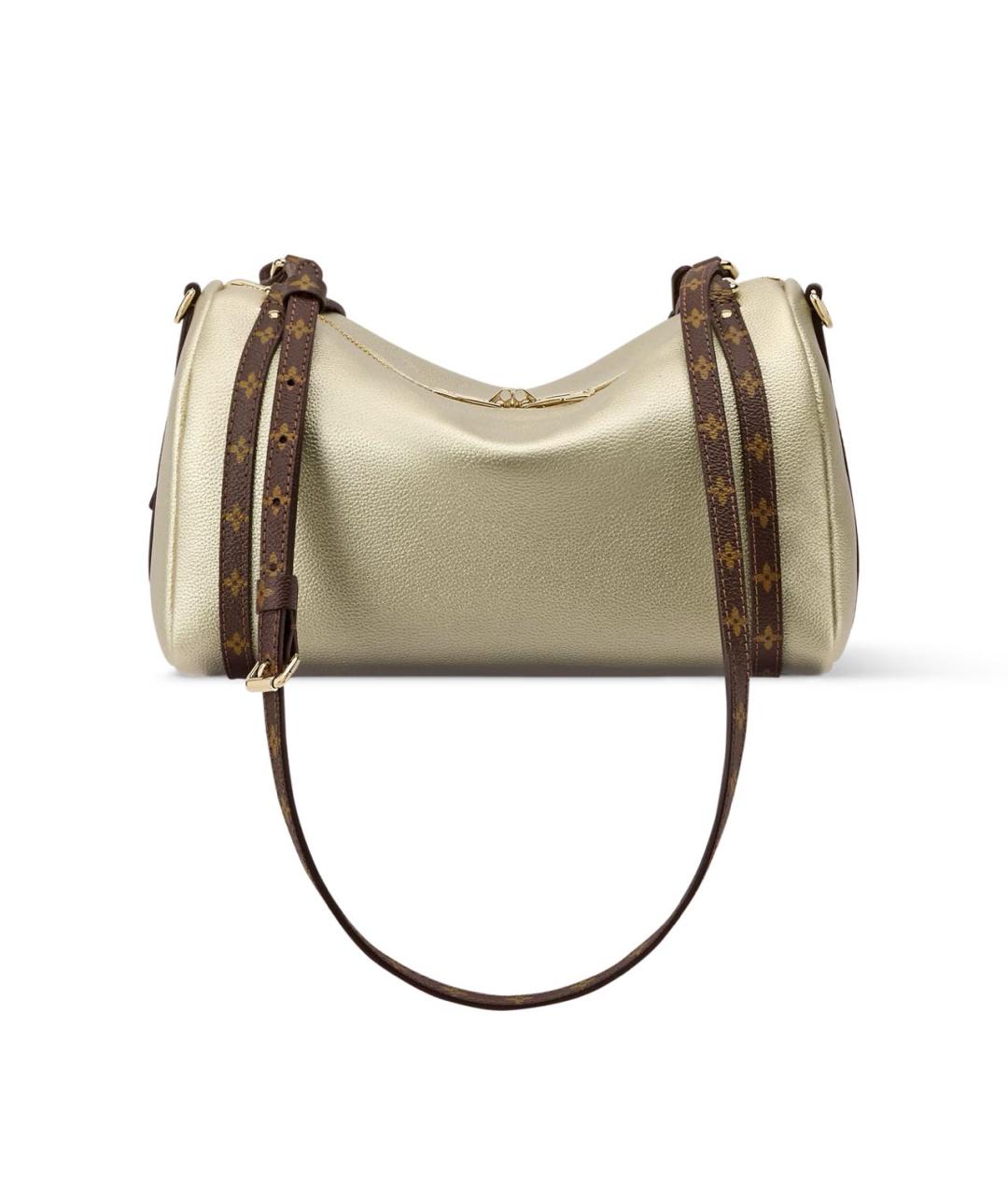 LOUIS VUITTON Зеленая кожаная сумка с короткими ручками, фото 4
