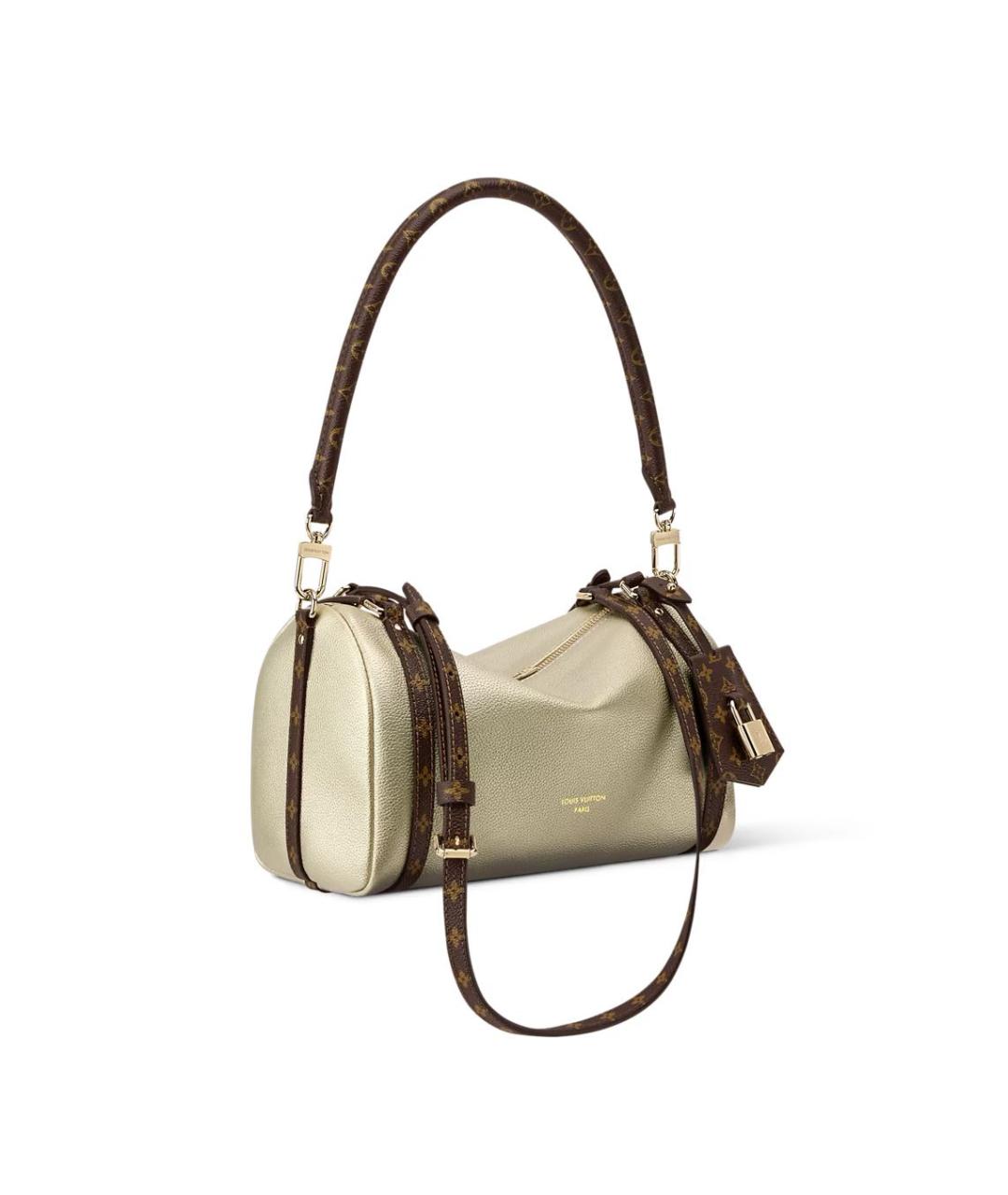 LOUIS VUITTON Зеленая кожаная сумка с короткими ручками, фото 2