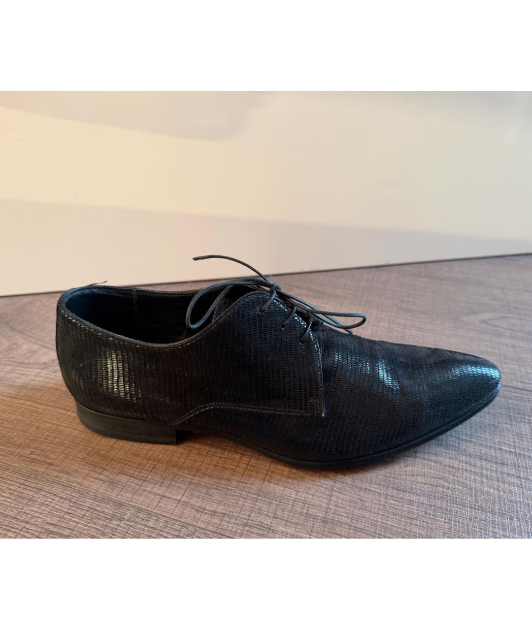 HUGO BOSS Черные кожаные туфли, фото 9