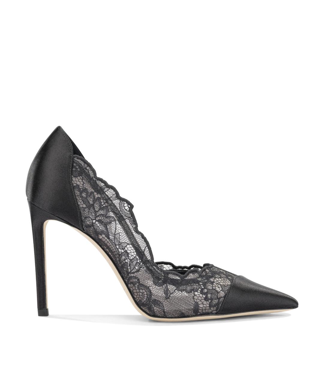 JIMMY CHOO Черные текстильные туфли, фото 1