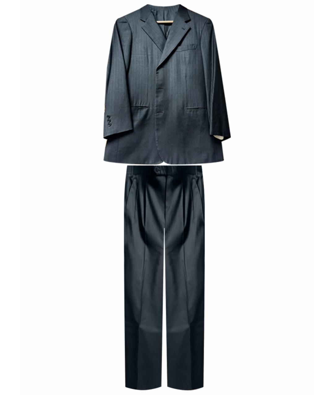 BRIONI Темно-синий классический костюм, фото 1