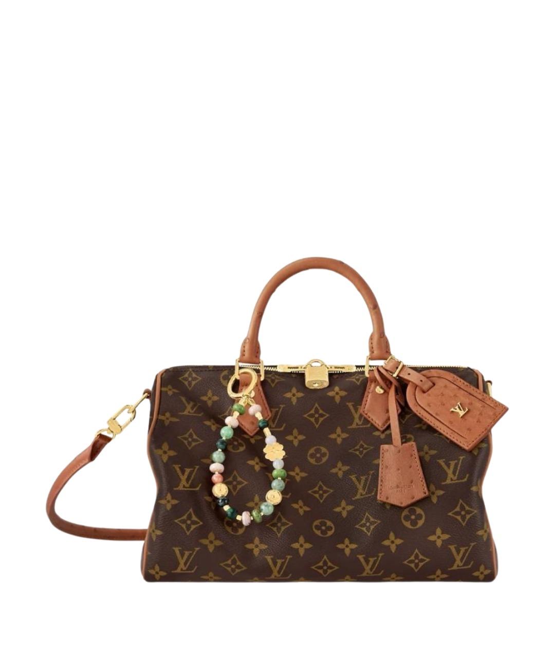 LOUIS VUITTON Коричневая кожаная сумка тоут, фото 1