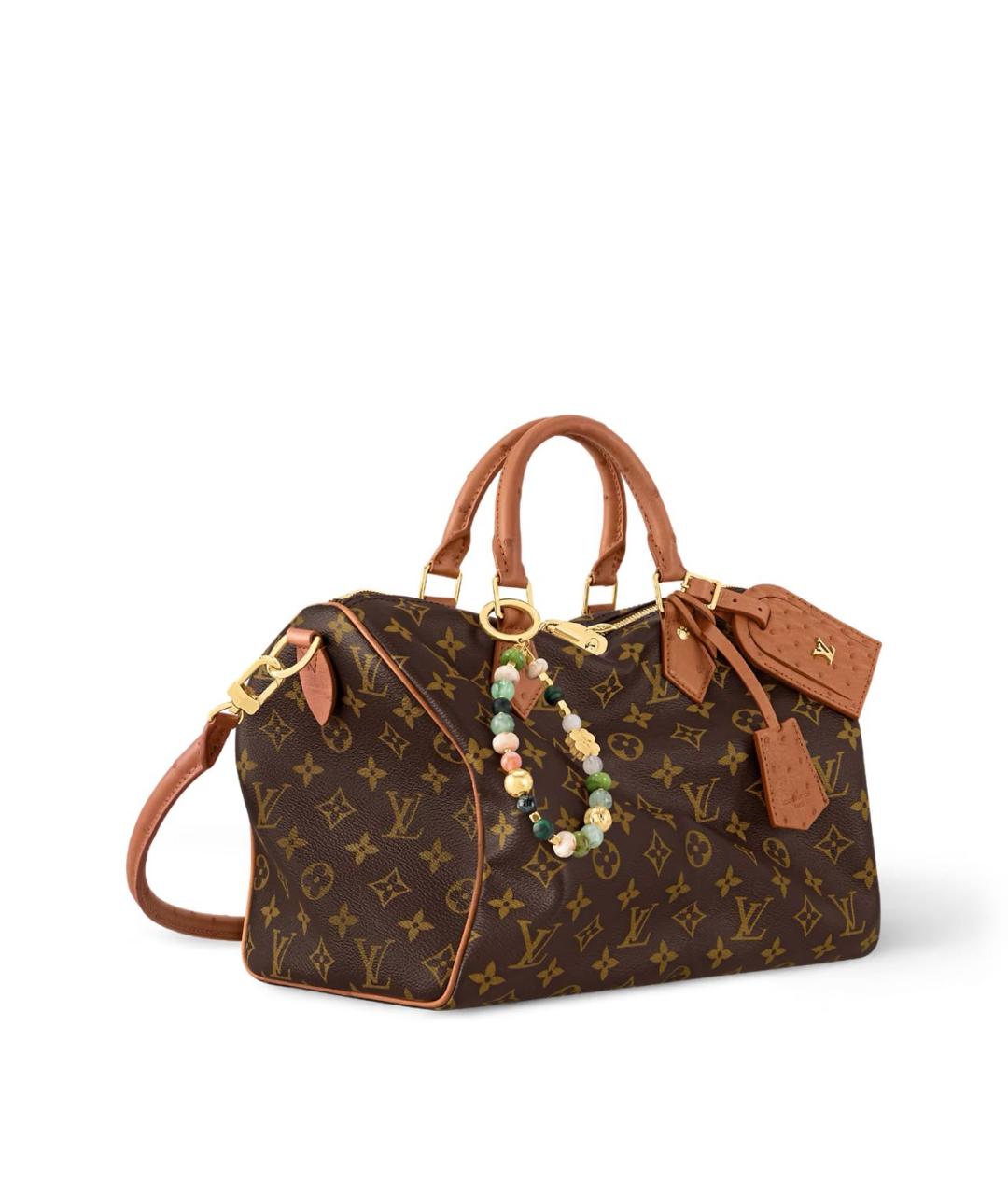 LOUIS VUITTON Коричневая кожаная сумка тоут, фото 2