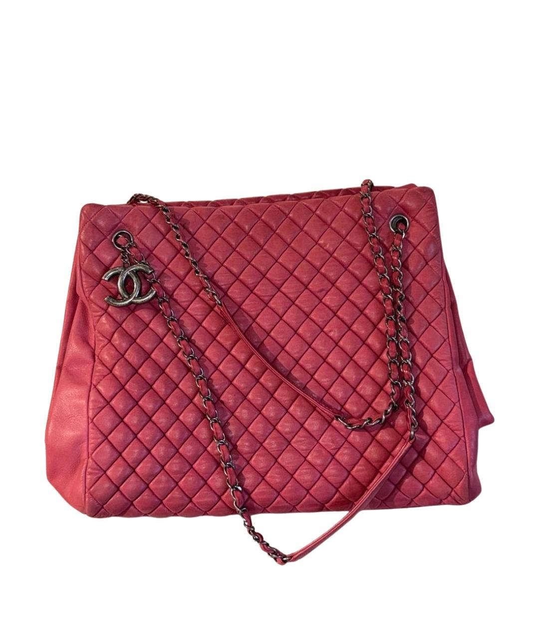 CHANEL Красная сумка тоут, фото 1