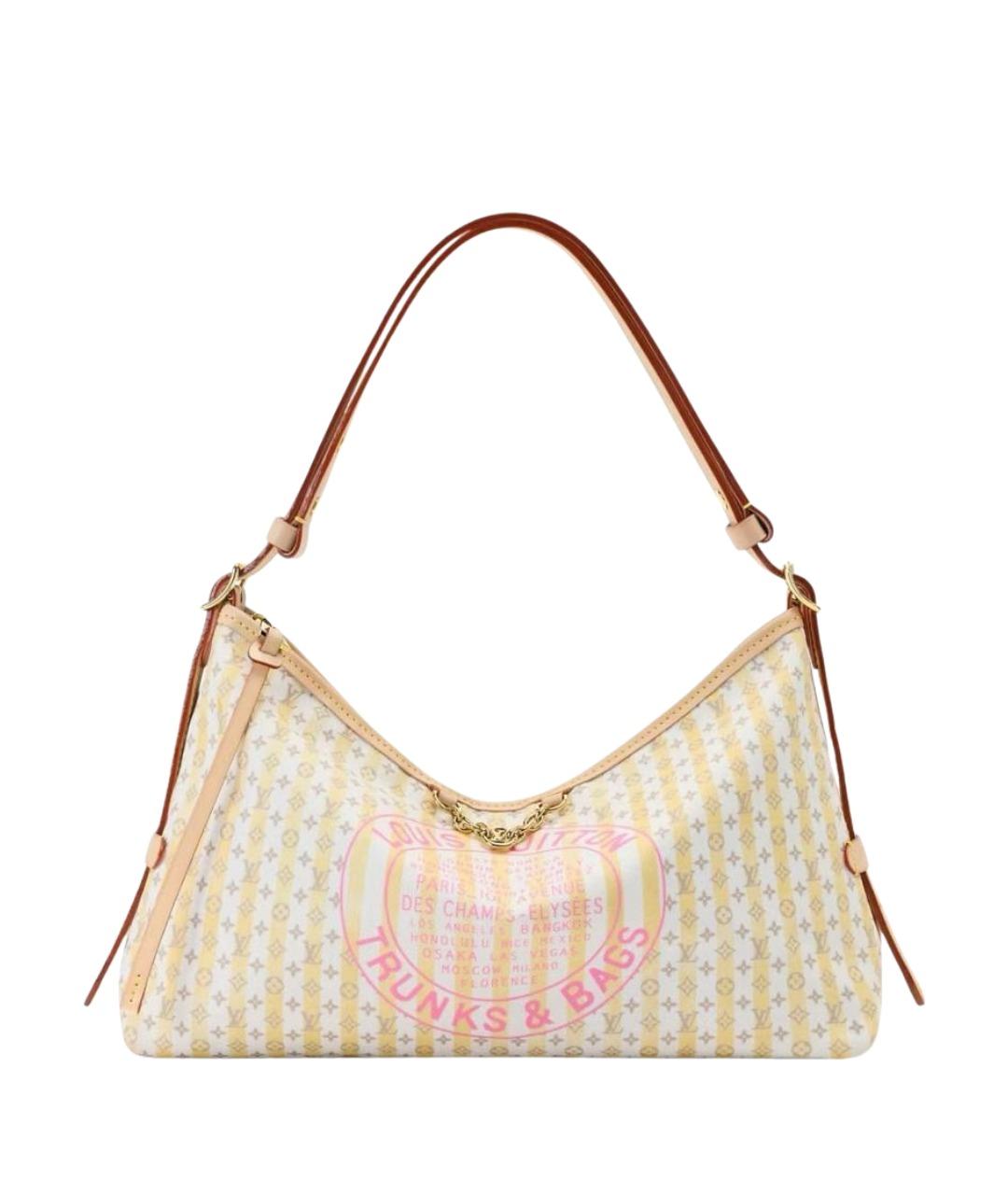 LOUIS VUITTON Бежевая сумка с короткими ручками, фото 1