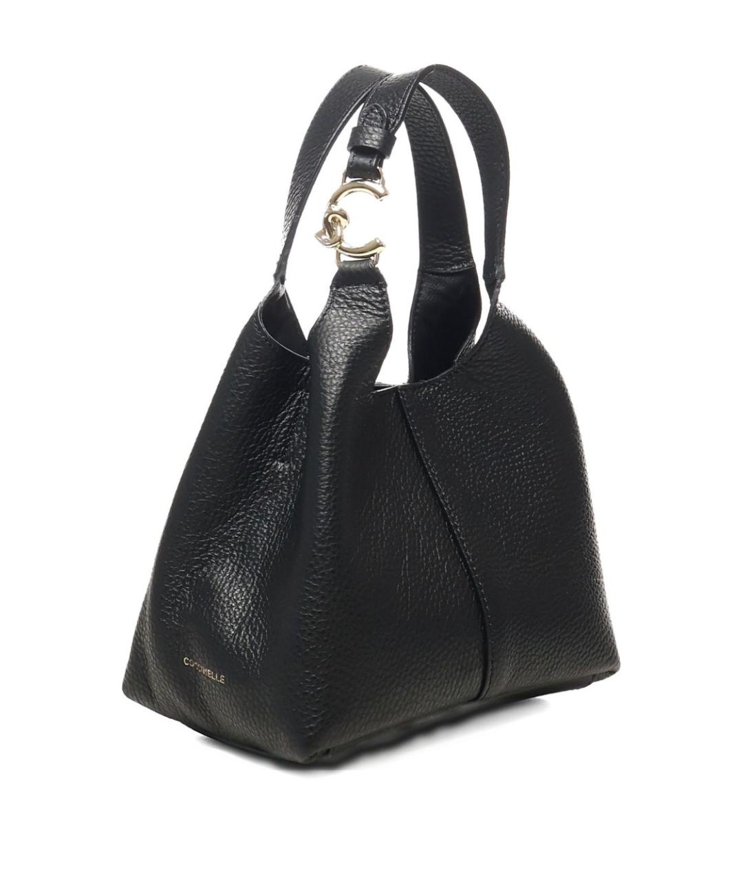 COCCINELLE Черная кожаная сумка через плечо, фото 2