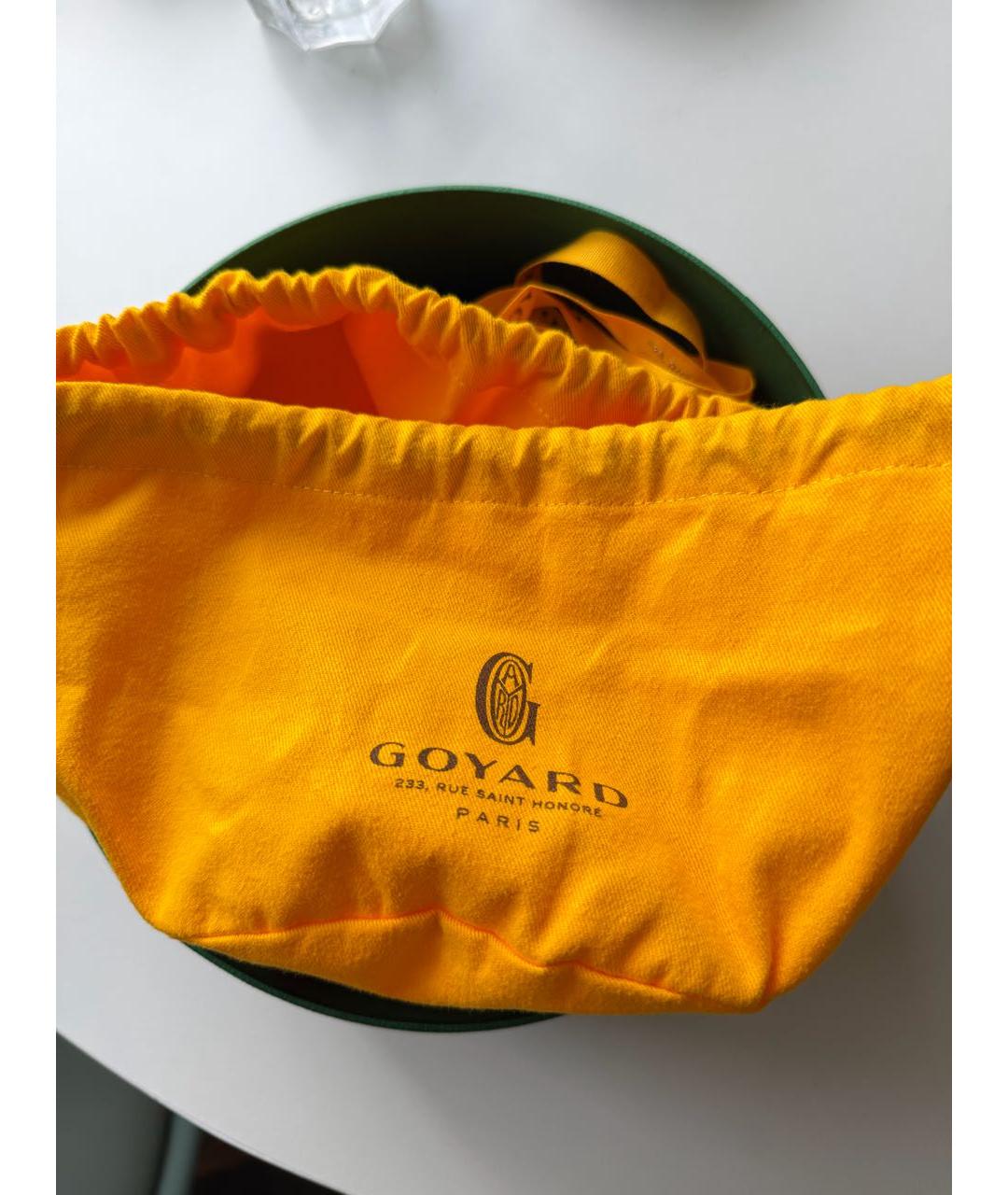 GOYARD Коричневый кожаный ремень, фото 6