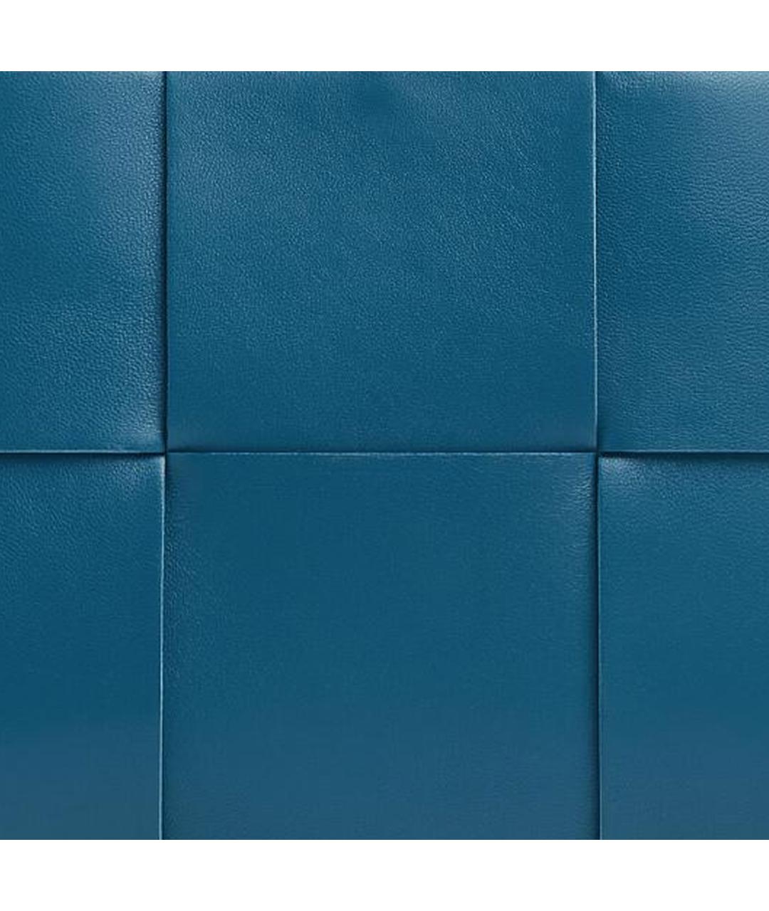 BOTTEGA VENETA Синяя кожаная сумка тоут, фото 4