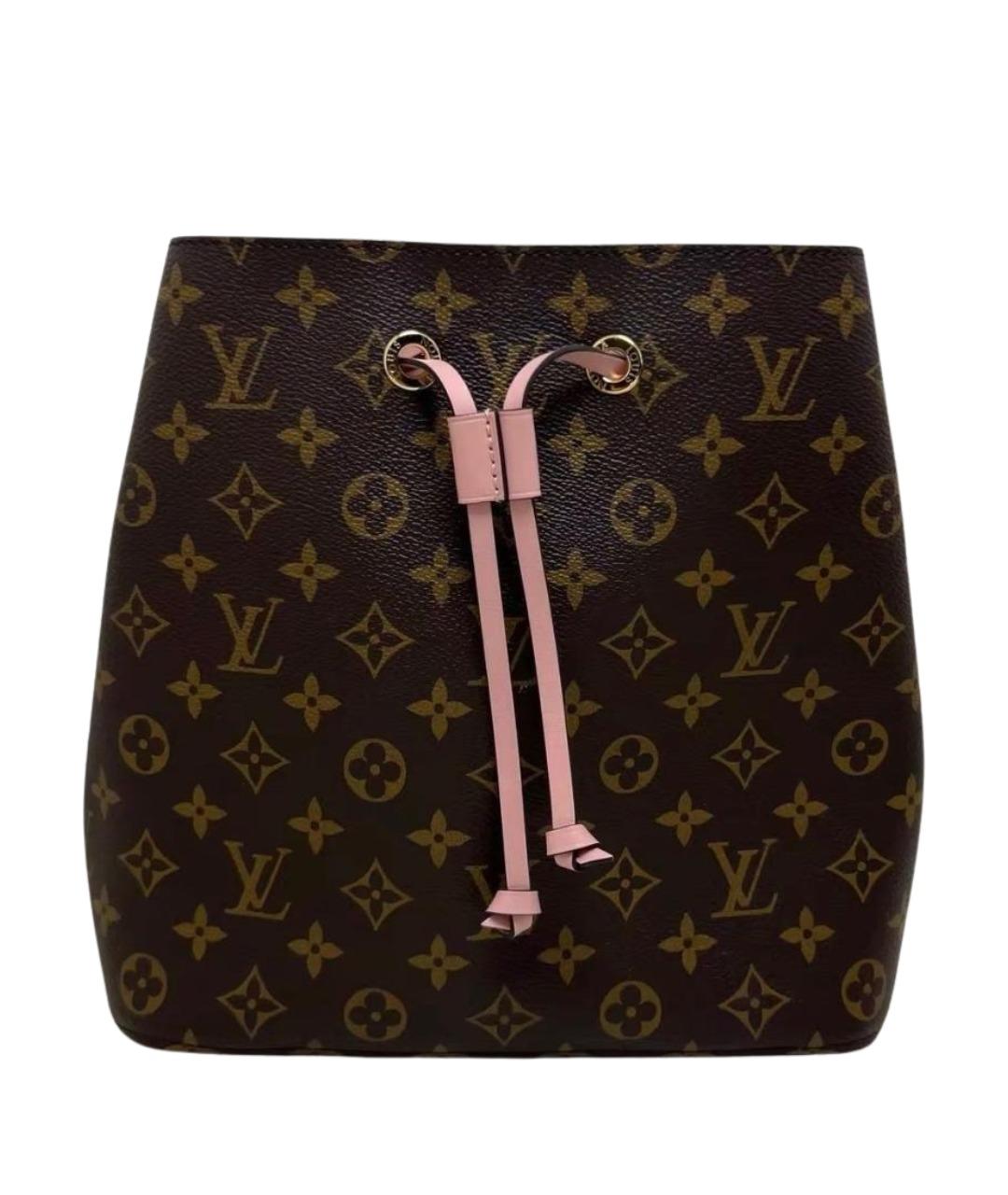 LOUIS VUITTON Розовая кожаная сумка тоут, фото 1
