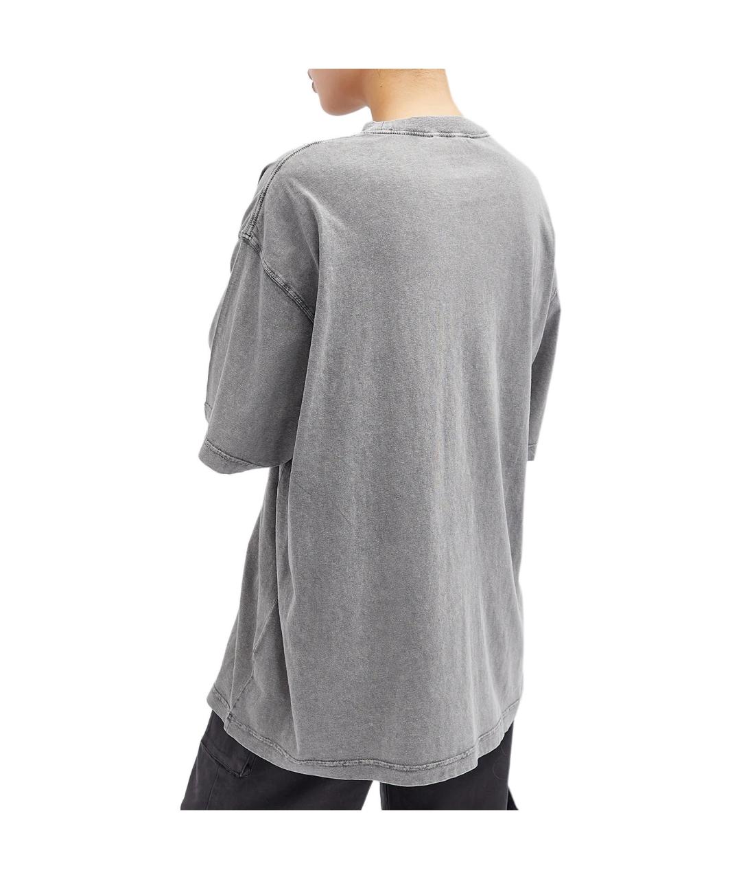 ACNE STUDIOS Серая футболка, фото 4