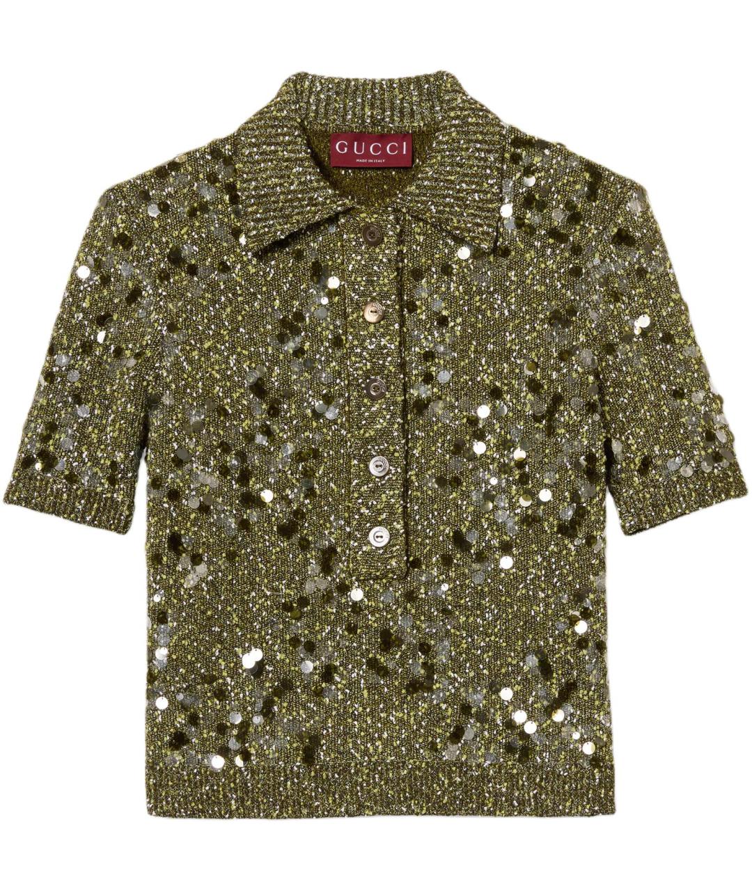 GUCCI Зеленая рубашка, фото 1