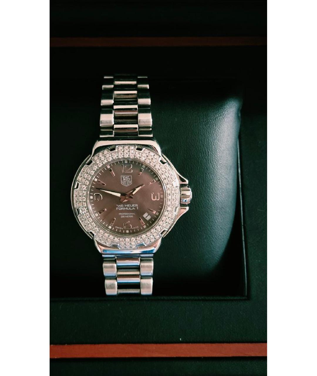 TAG HEUER Коричневые часы, фото 6