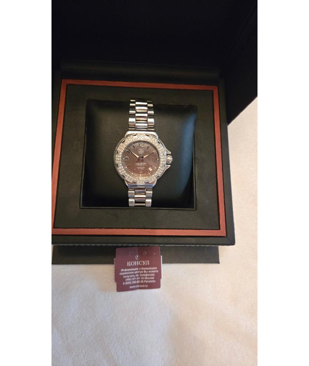 TAG HEUER Коричневые часы, фото 4
