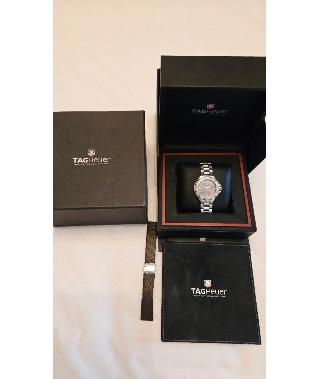 TAG HEUER Коричневые часы, фото 3