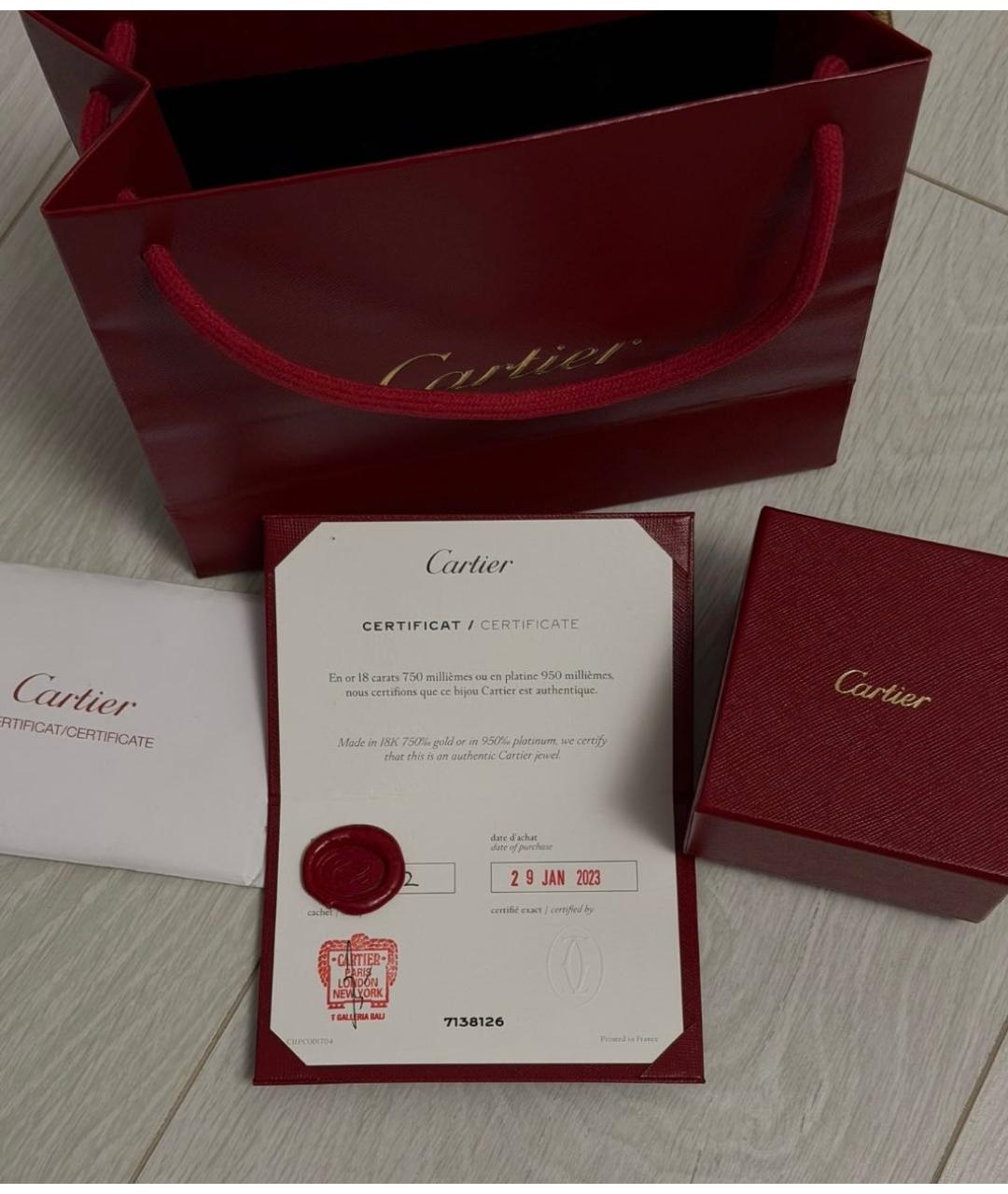 CARTIER Золотое кольцо из желтого золота, фото 5