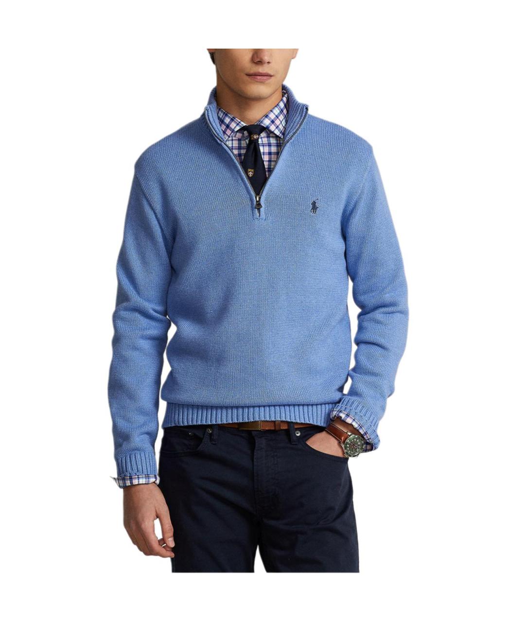 POLO RALPH LAUREN Темно-синий джемпер / свитер, фото 2