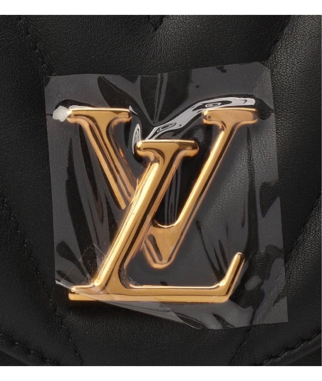 LOUIS VUITTON Черная кожаная сумка с короткими ручками, фото 5