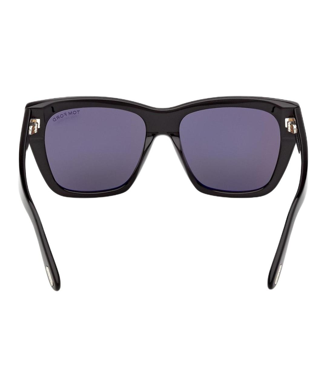 TOM FORD Черные пластиковые солнцезащитные очки, фото 3