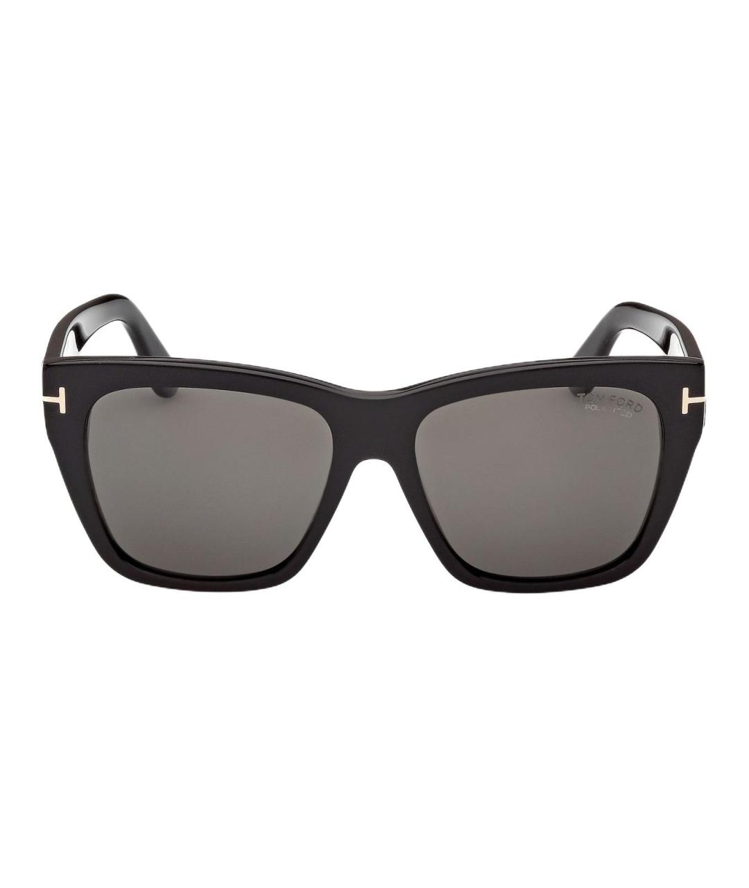 TOM FORD Черные пластиковые солнцезащитные очки, фото 2