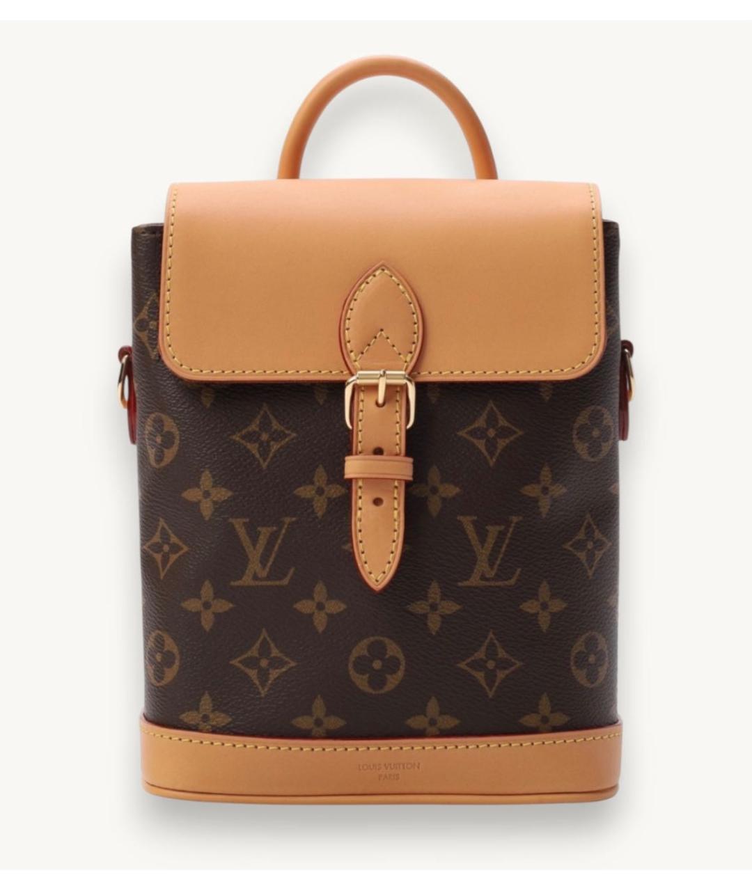 LOUIS VUITTON Коричневый рюкзак из канвы, фото 6