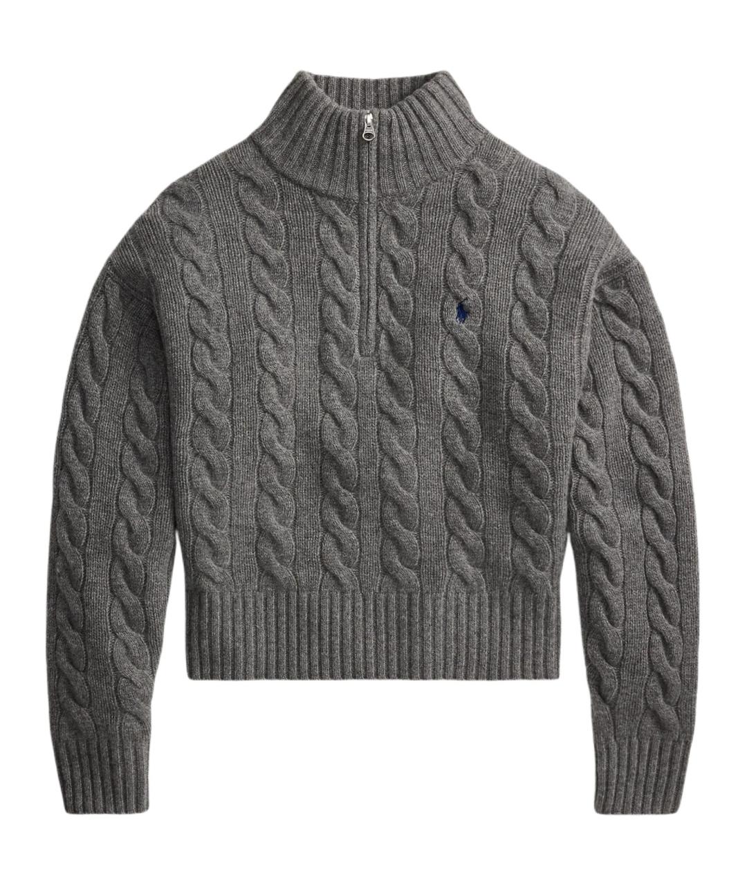 POLO RALPH LAUREN Серый джемпер / свитер, фото 1