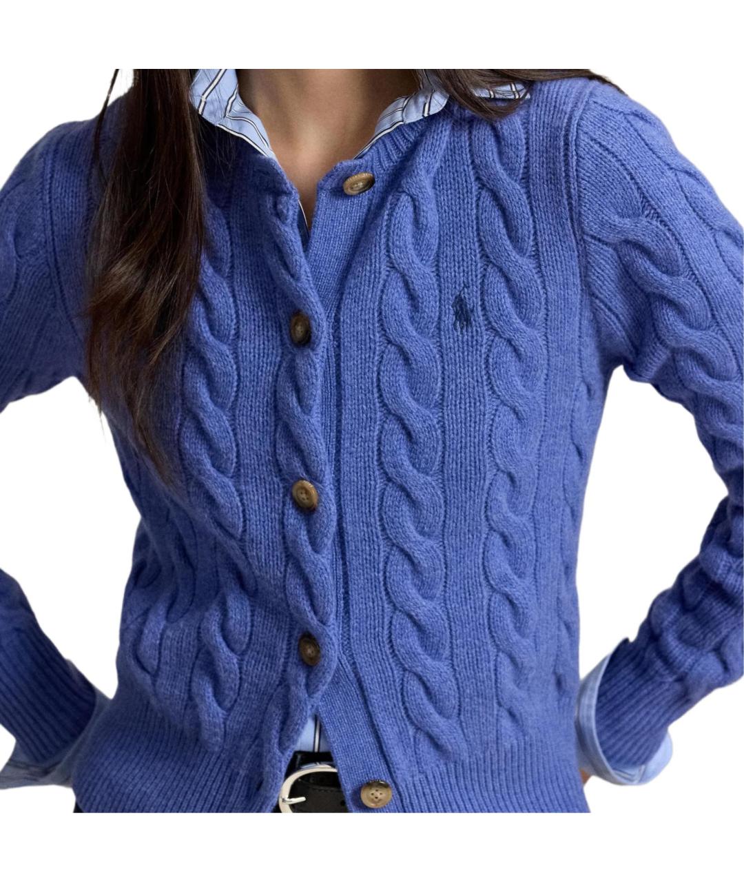 POLO RALPH LAUREN Синий кардиган, фото 5