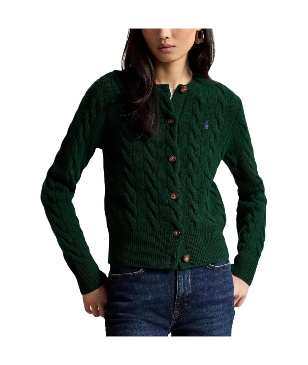 POLO RALPH LAUREN Зеленый кардиган, фото 2