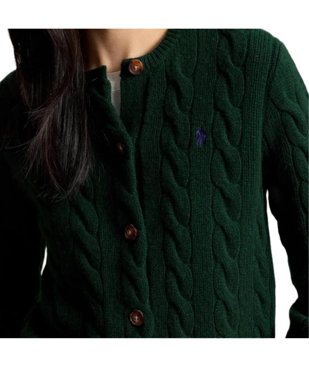 POLO RALPH LAUREN Зеленый кардиган, фото 5