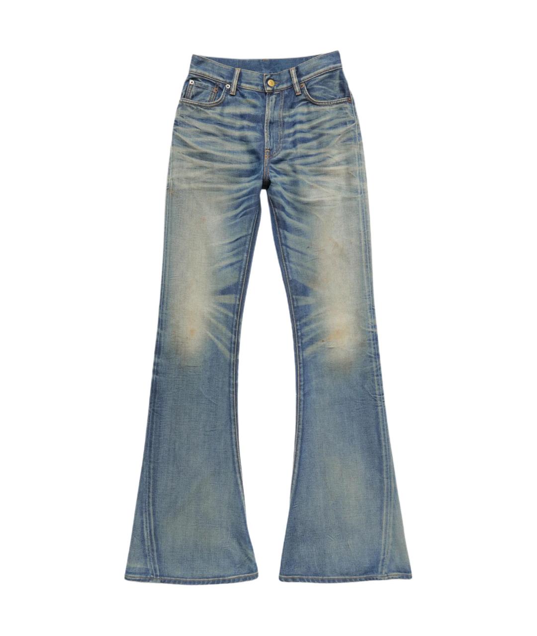 ACNE STUDIOS Синие прямые джинсы, фото 1