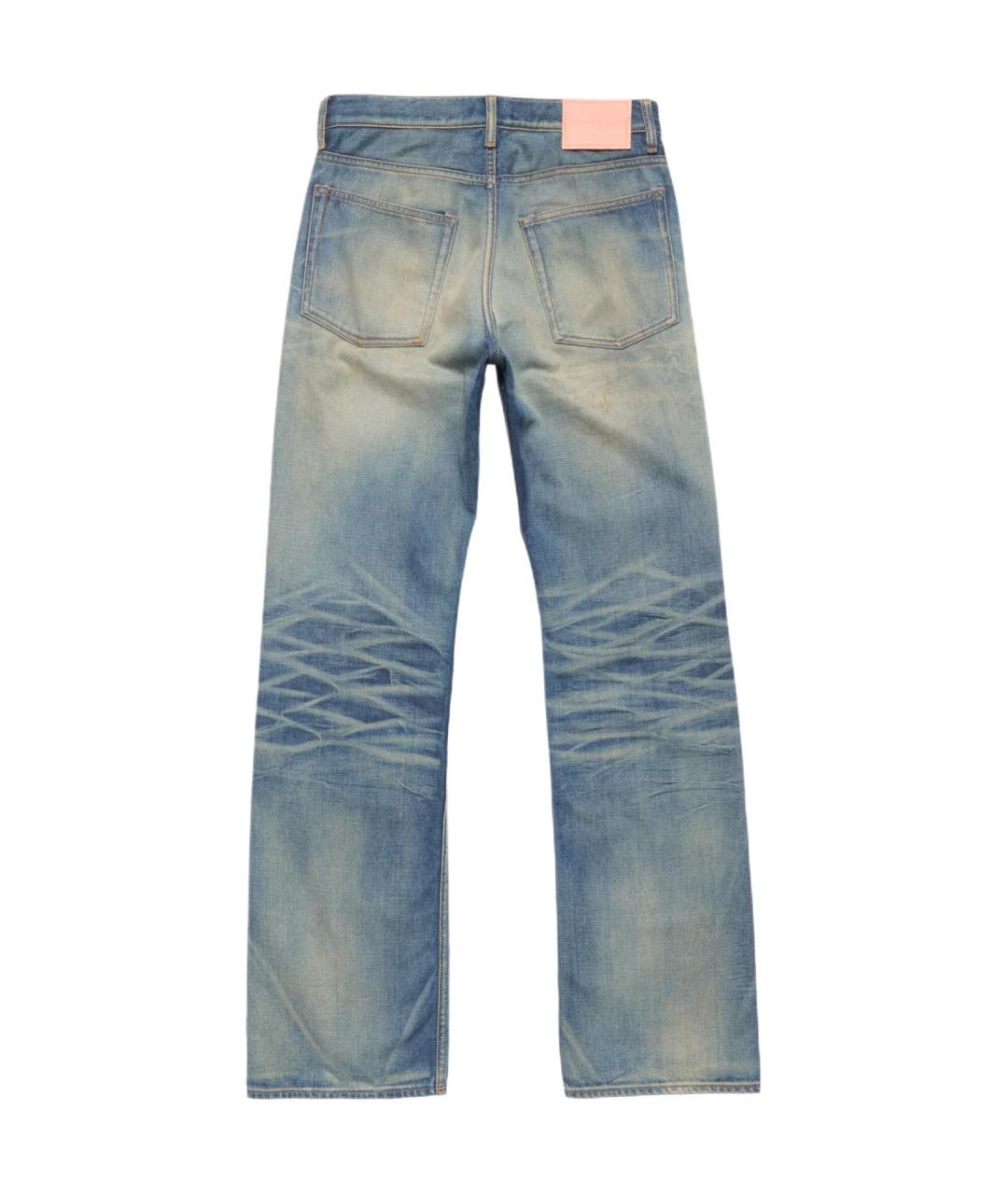 ACNE STUDIOS Синие прямые джинсы, фото 2