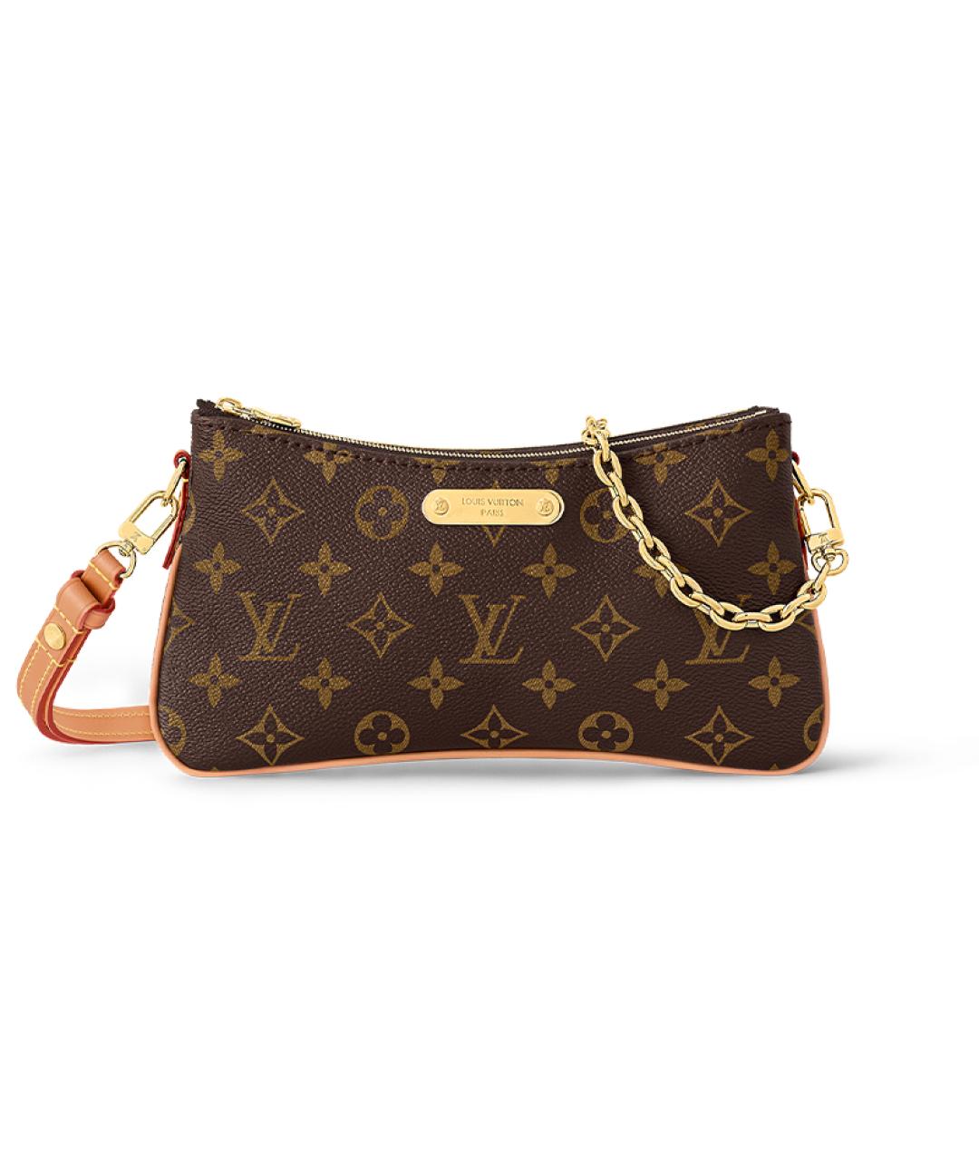 LOUIS VUITTON Коричневая сумка через плечо из канвы, фото 1